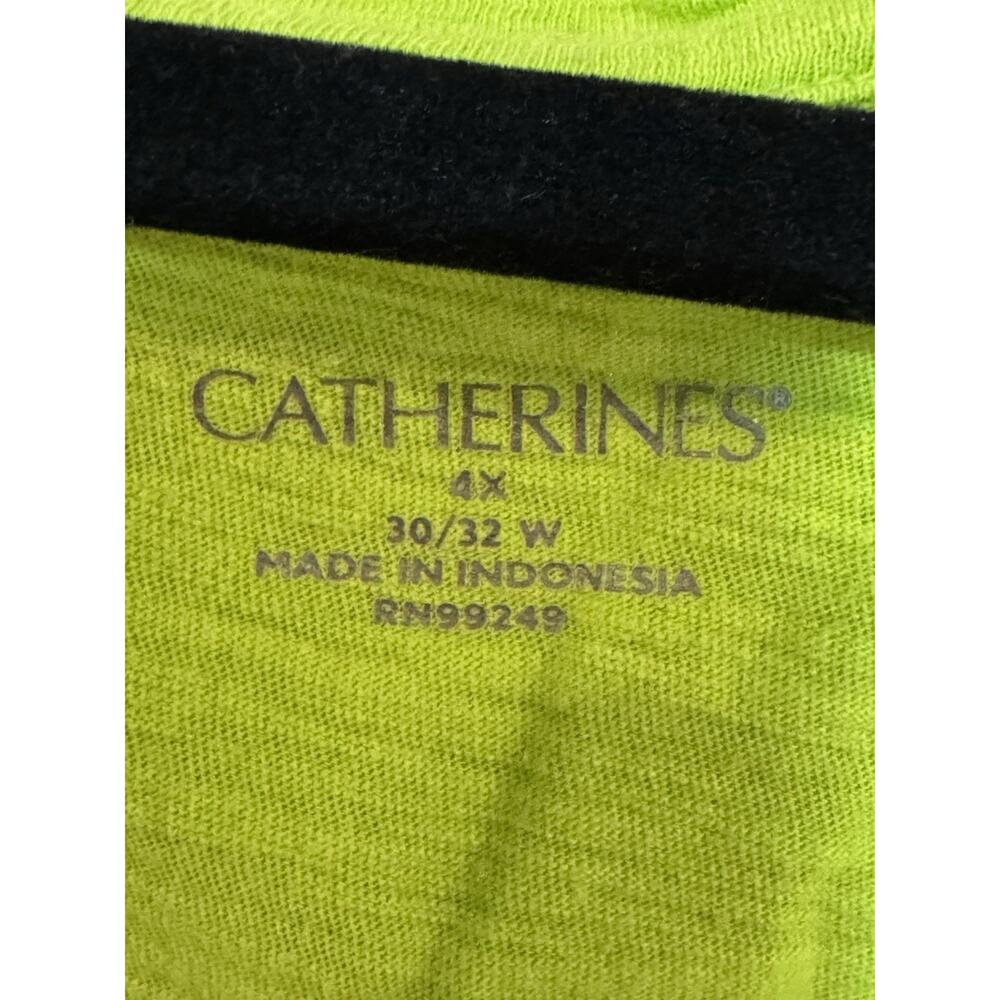 Catherine’s Womens Plus Size 4XL Tops Blouse Casual Short Sleeve Multicolor - Picture 5 of 10